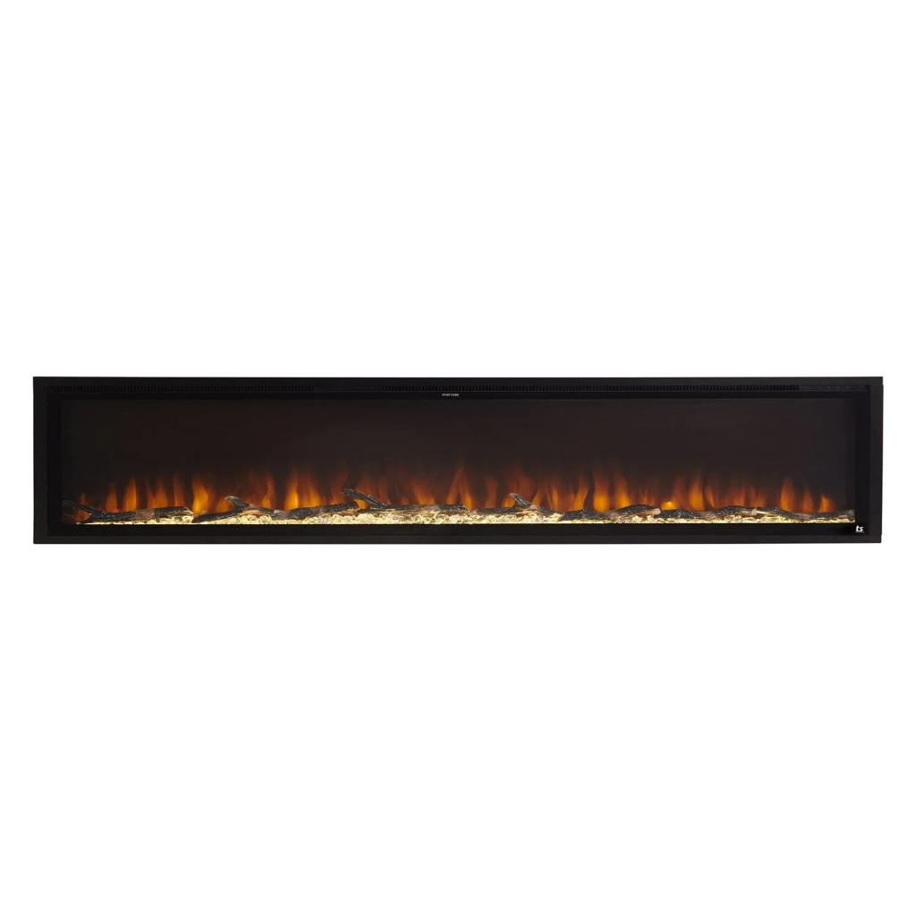 Touchstone Sideline Elite Smart 100" Recessed Electric Fireplace
