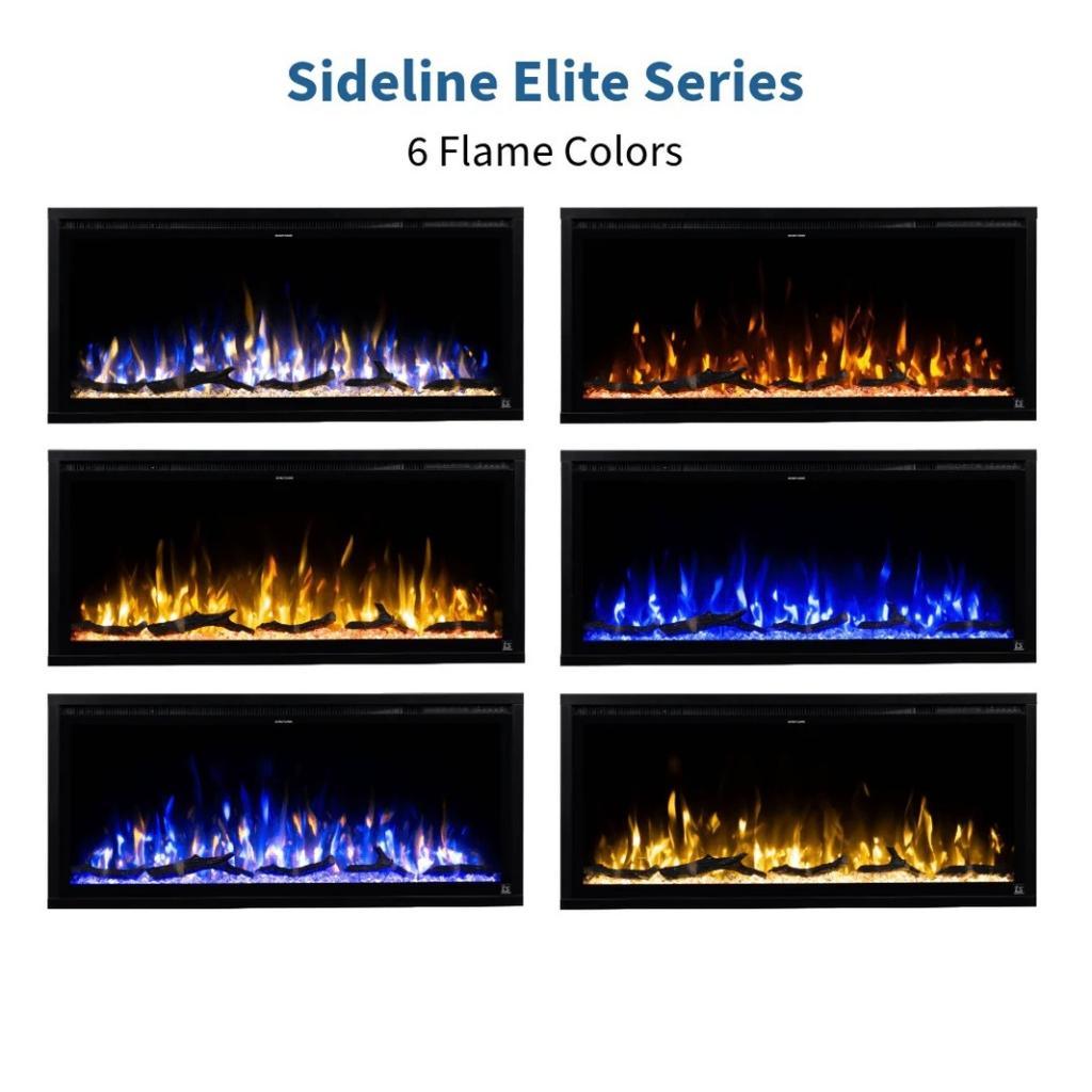 Touchstone Sideline Elite Smart 100" Recessed Electric Fireplace