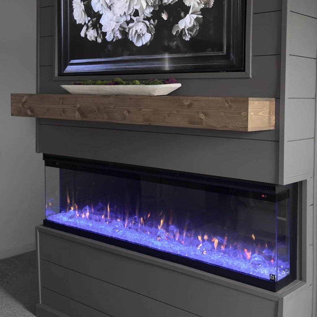 Touchstone Sideline Infinity 3-Sided 60" Recessed Electric Fireplace