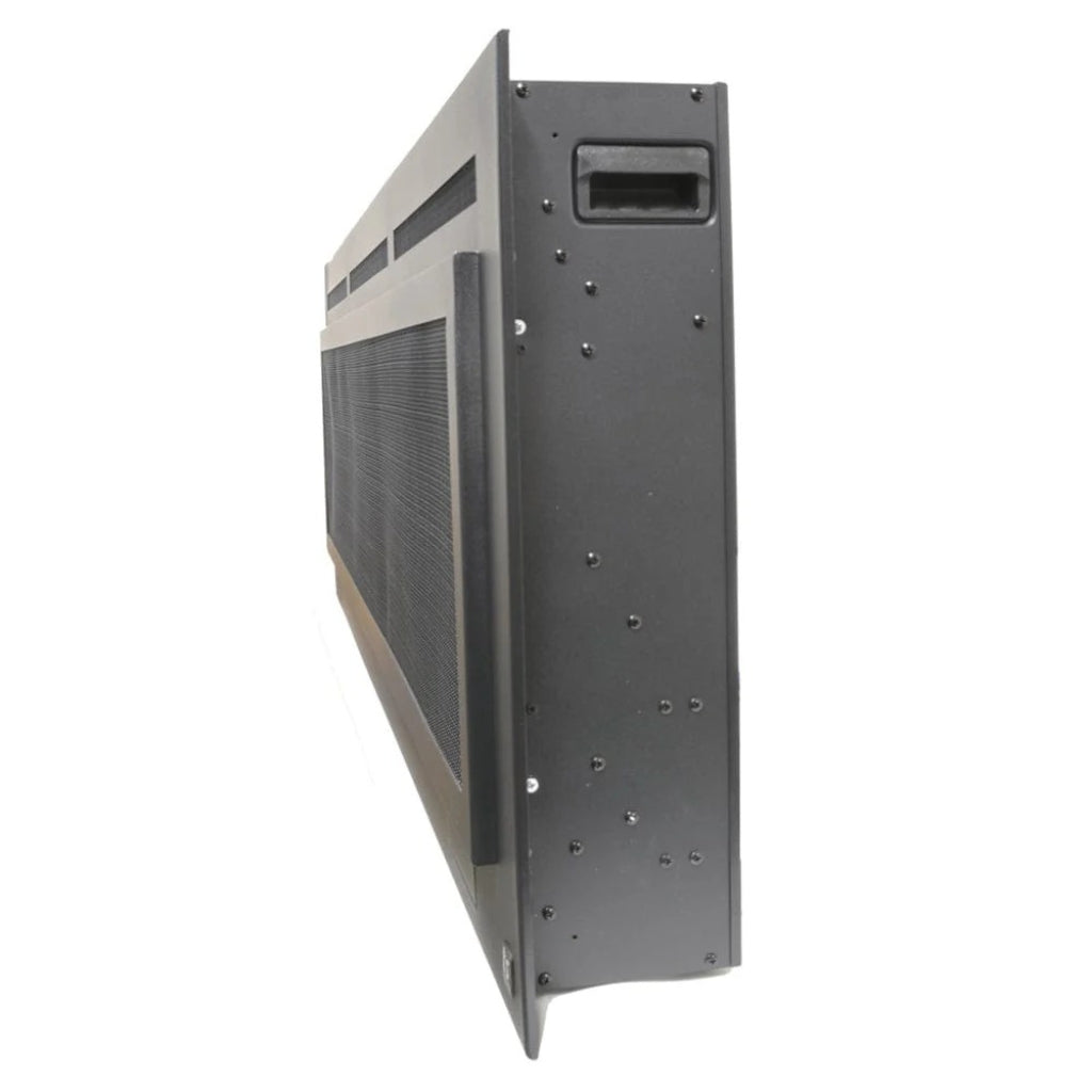 Touchstone Sideline Steel 60" Recessed Electric Fireplace with Non Reflective Mesh Screen