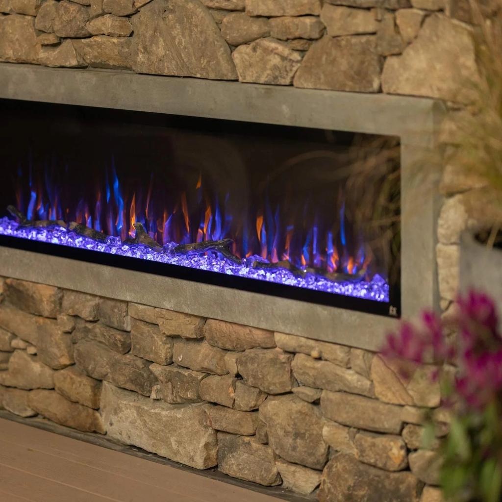 Touchstone Sideline Elite 60" Outdoor Weatherproof Smart Electric Fireplace