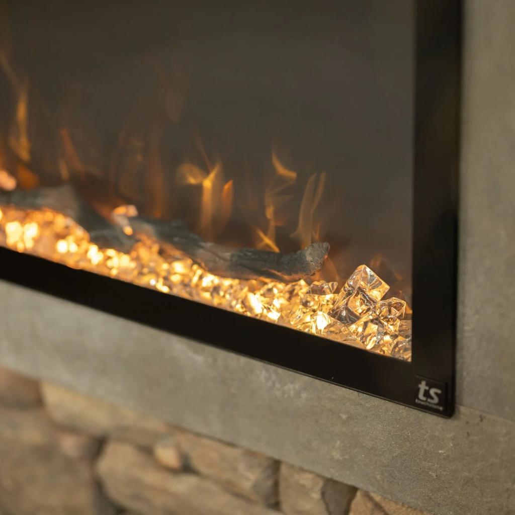 Touchstone Sideline Elite 60" Outdoor Weatherproof Smart Electric Fireplace