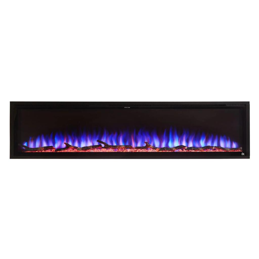 Touchstone Sideline Elite Smart 84" Recessed Electric Fireplace