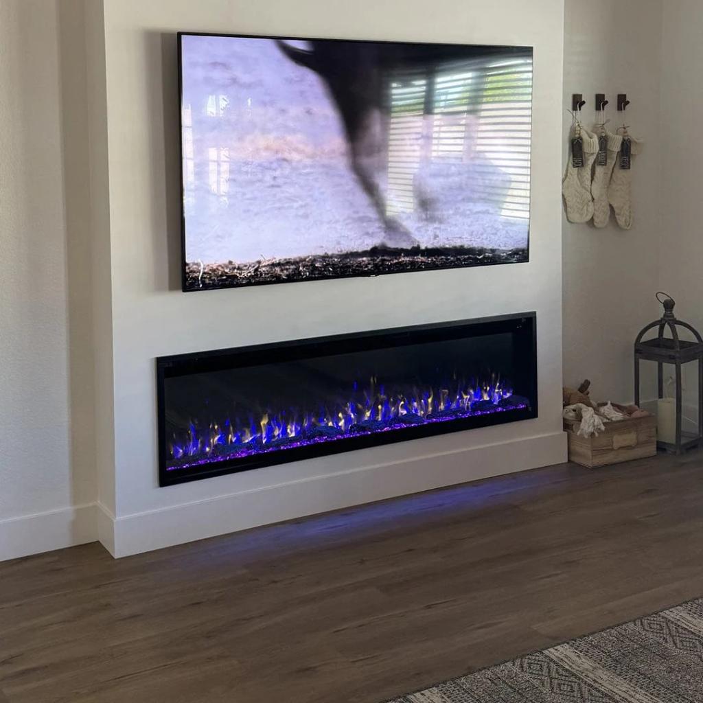 Touchstone Sideline Elite Pro 60-inch Smart Electric Fireplace