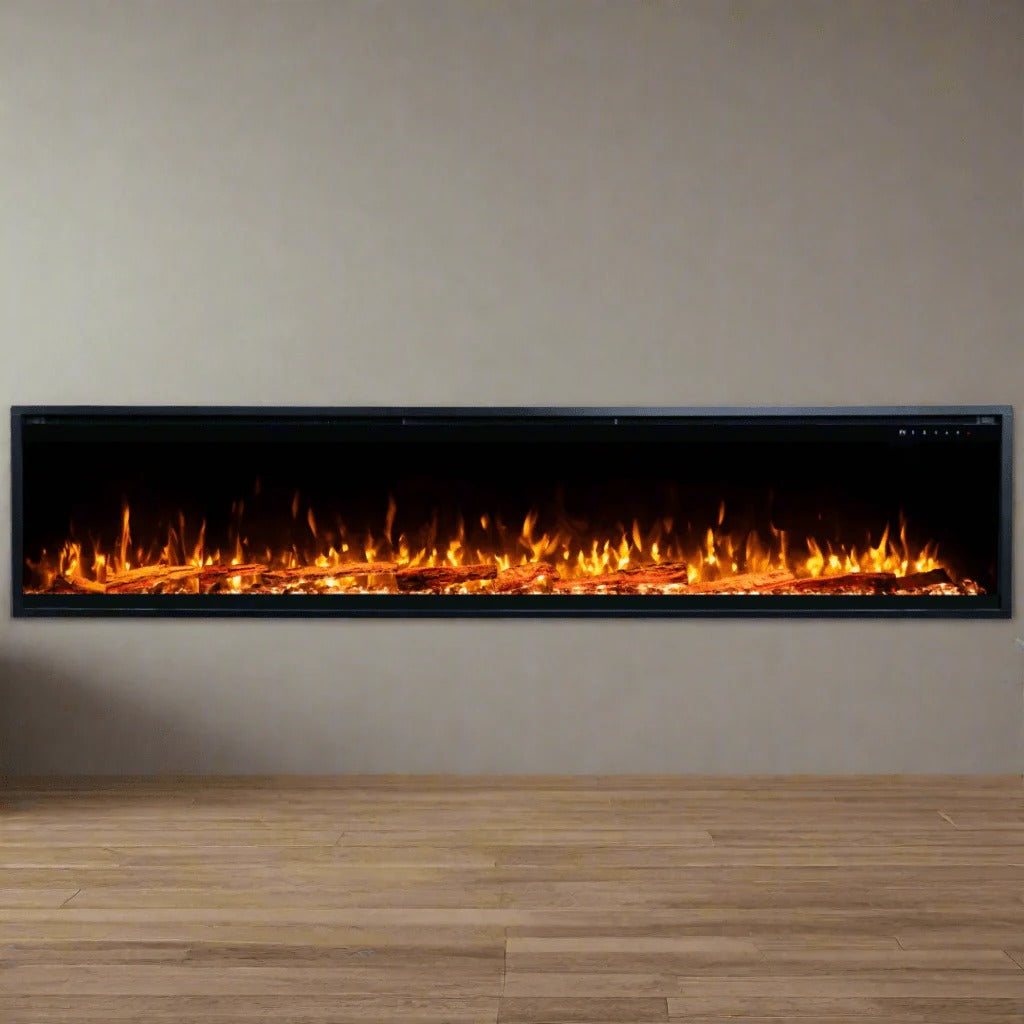 Touchstone Sideline Elite Pro 100-inch Smart Electric Fireplace