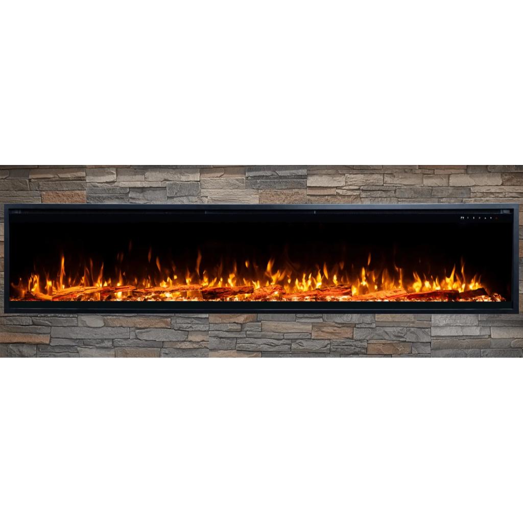 Touchstone Sideline Elite Pro 100-inch Smart Electric Fireplace