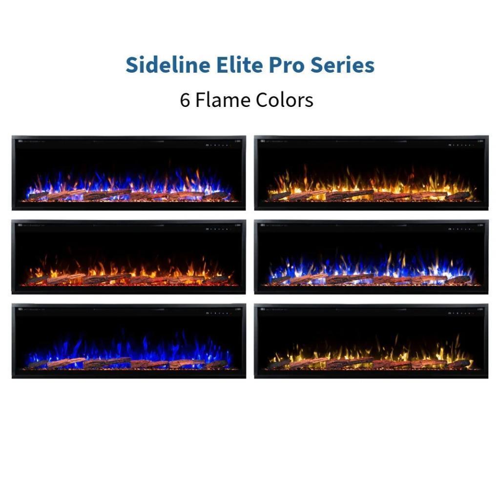 Touchstone Sideline Elite Pro 100-inch Smart Electric Fireplace