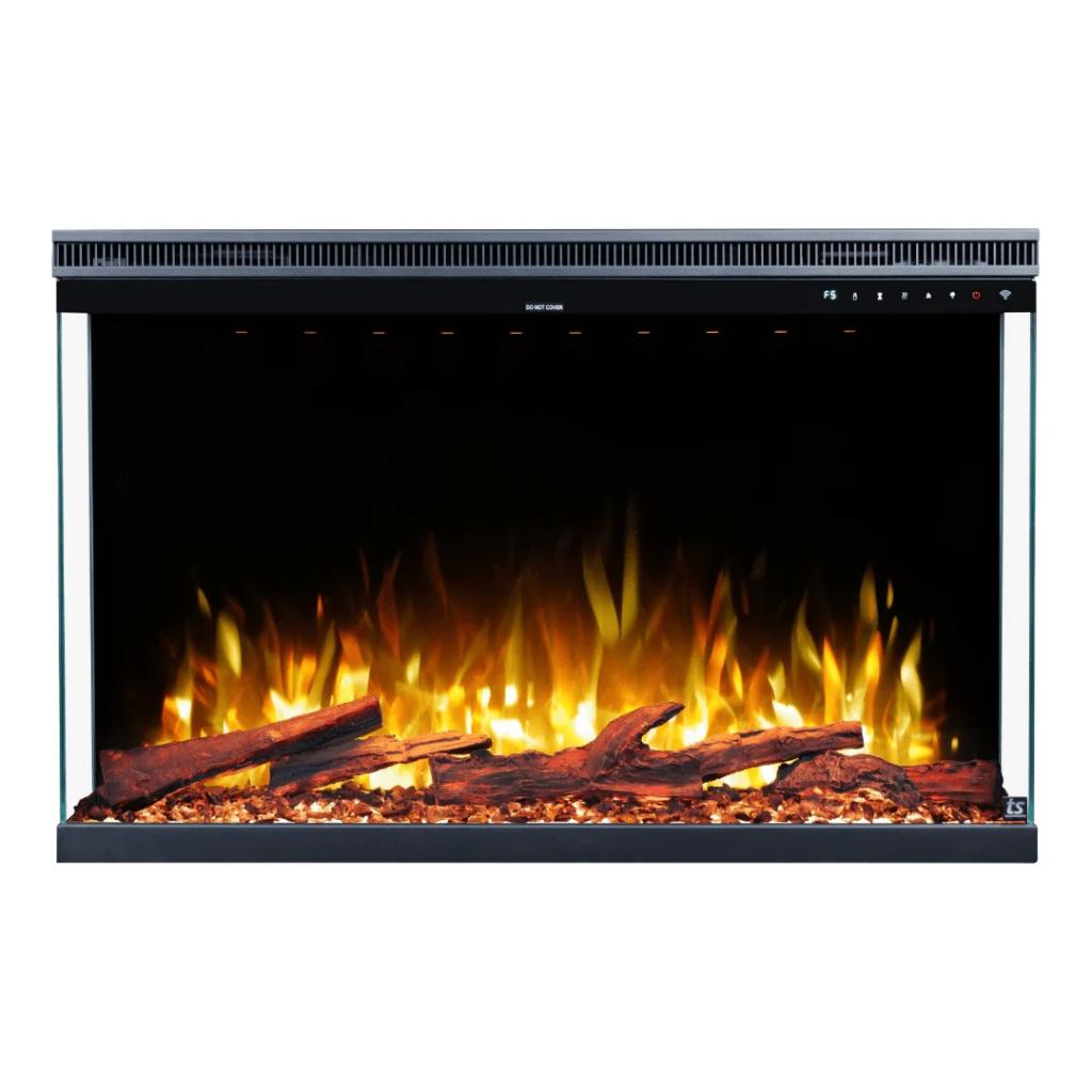 Touchstone Sideline Forte Infinity Pro 40" 3 Sided Recessed Smart Electric Fireplace