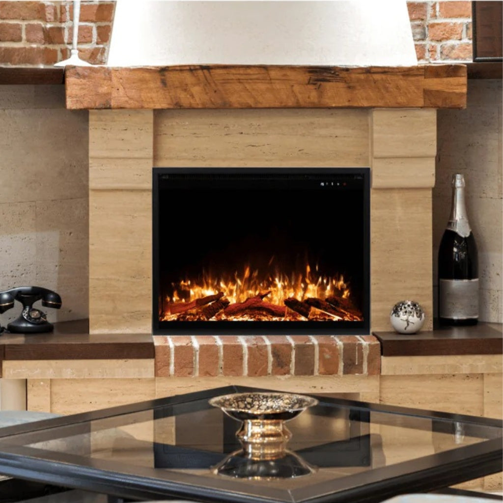 Touchstone Fireplug Pro 24" Smart Electric Fireplace Insert with Fire Crackle Sound