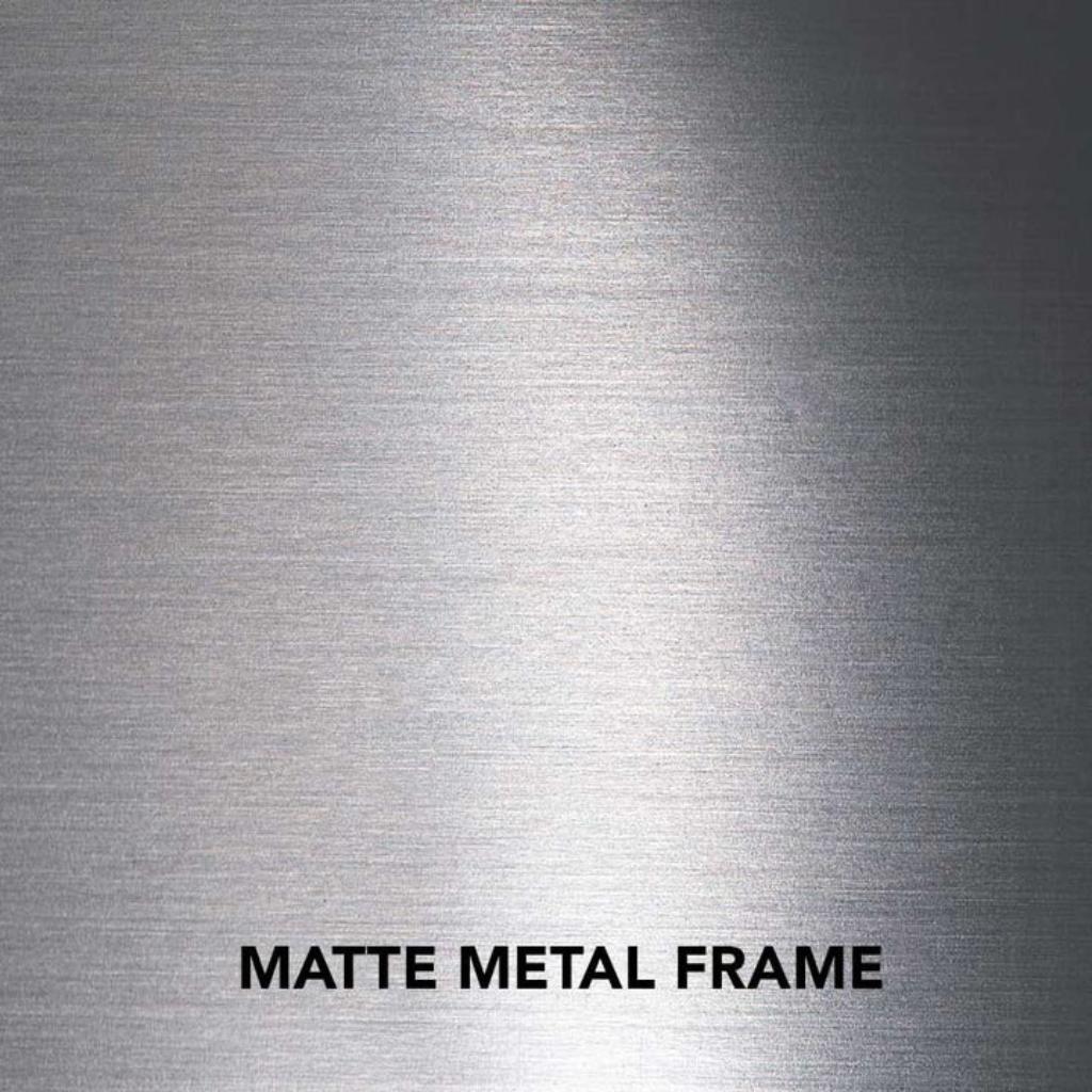 Touchstone Sideline Deluxe Stainless Steel 60" Recessed Smart Electric Fireplace