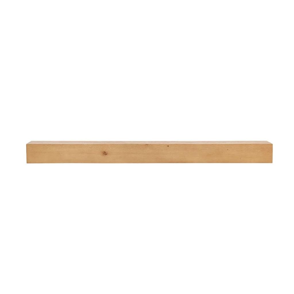 Touchstone Encase Floating Natural Electric Fireplace Wood Mantel