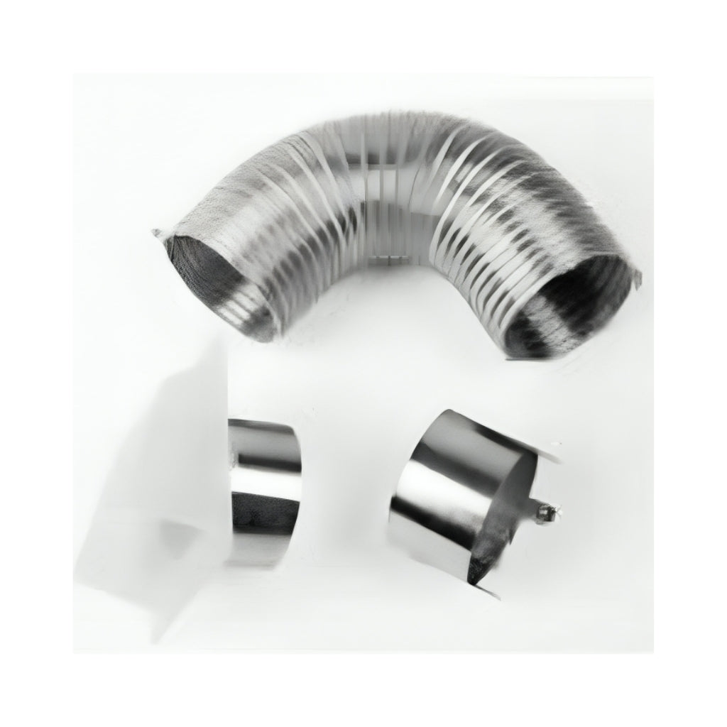 Superior Outside Air Kit Collar, Hood & 3' Flex for Floor Venting — Hero