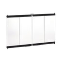 Superior Outdoor Bi-Fold Glass Door - Black Finish for WRE4500/WRT4500 Fireplaces — Hero