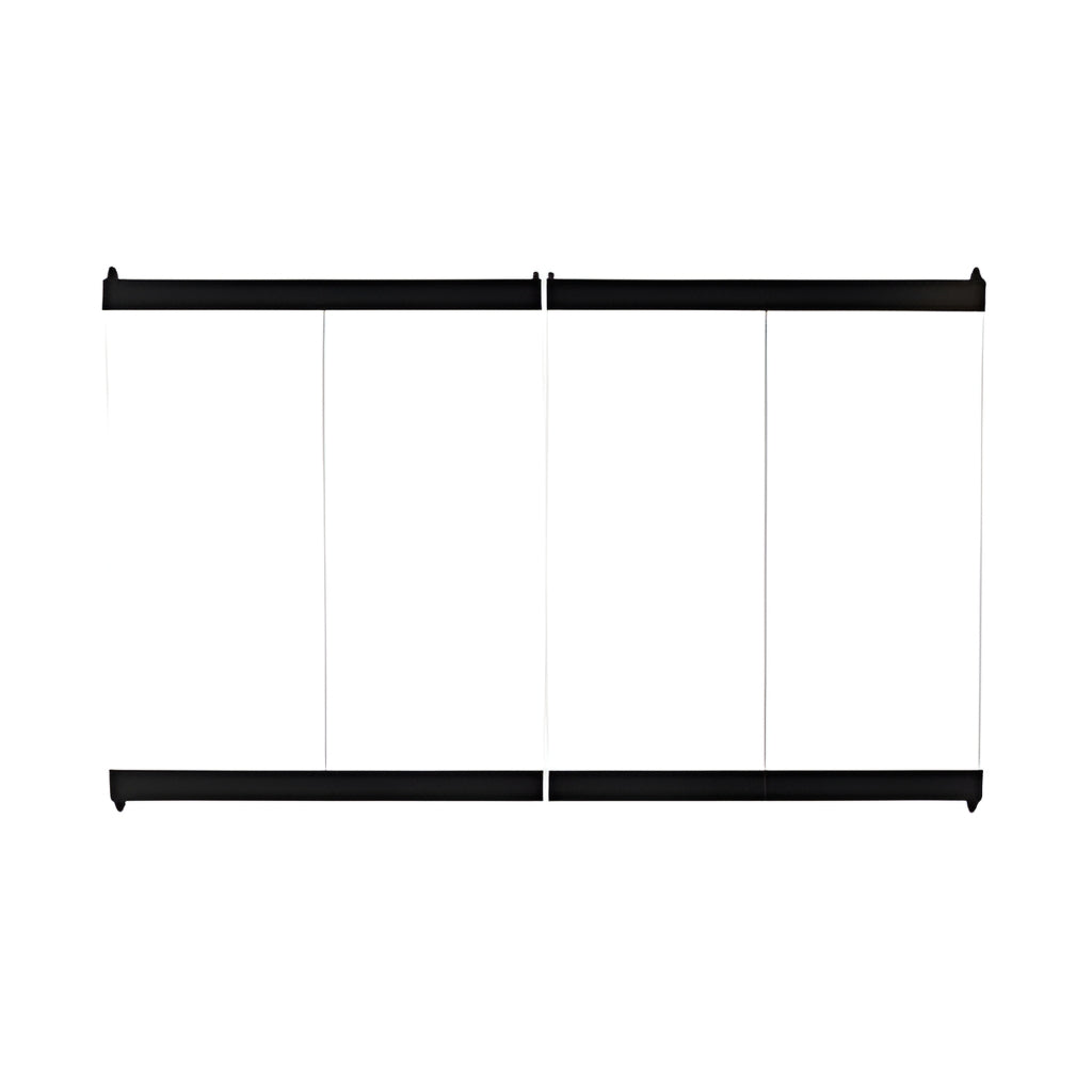 Superior Standard Bi-Fold Glass Door - Black Finish for WRT/WCT 2000 Fireplaces — Hero
