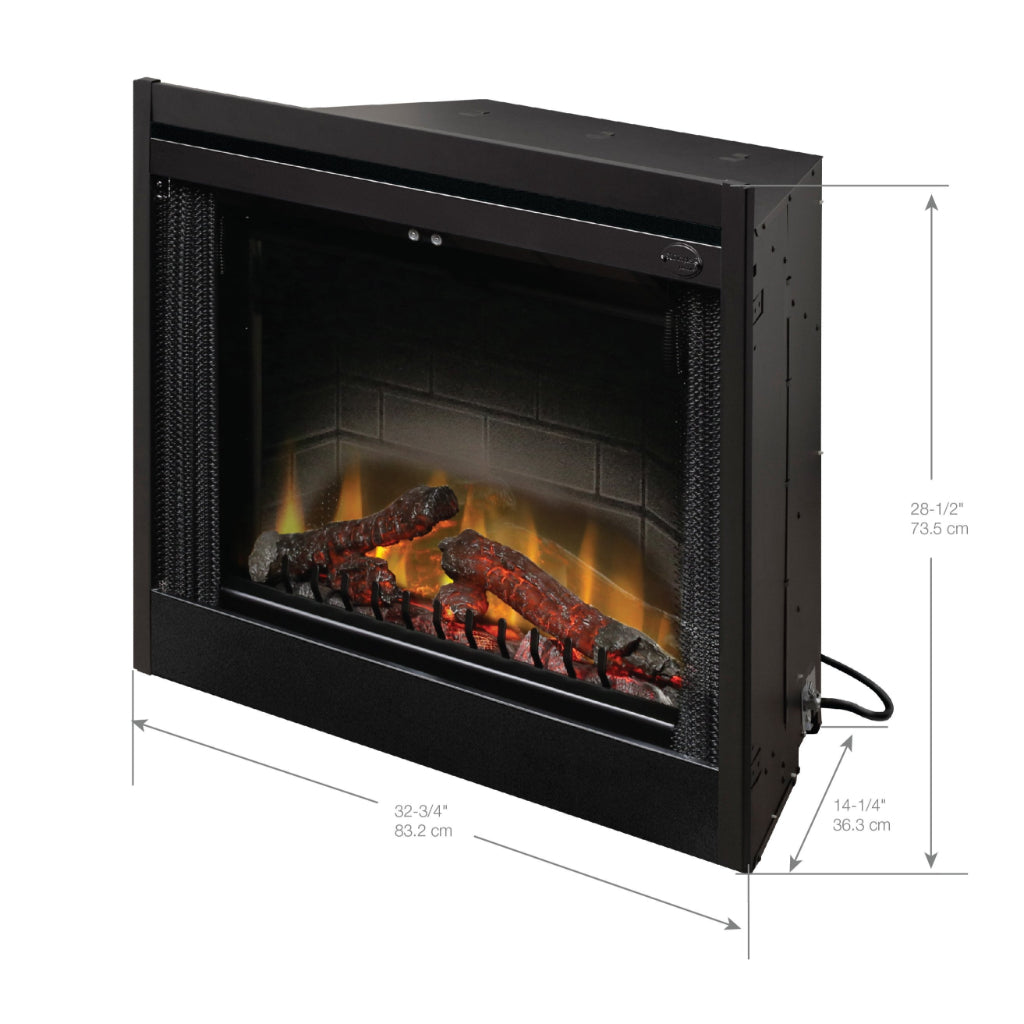 Dimplex 33" Deluxe Built-In Electric Firebox (BF33DXP)