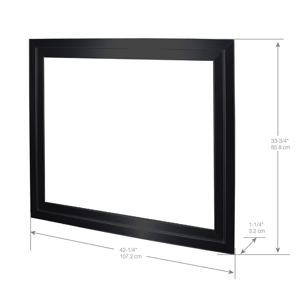 Dimplex 3" Black Surround 4-Piece Trim Kit for 33"/39"/45" Electric Firebox