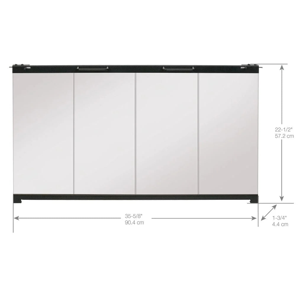 Dimplex 39" Glass Door Kit for BF39DXP & BF39STP Electric Fireboxes