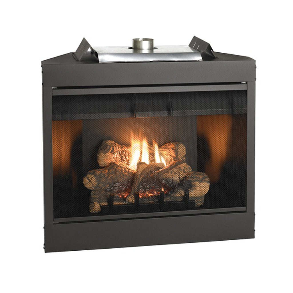Empire Keystone 39" Deluxe B-Vent Fireplace (Natural Gas) – Front View