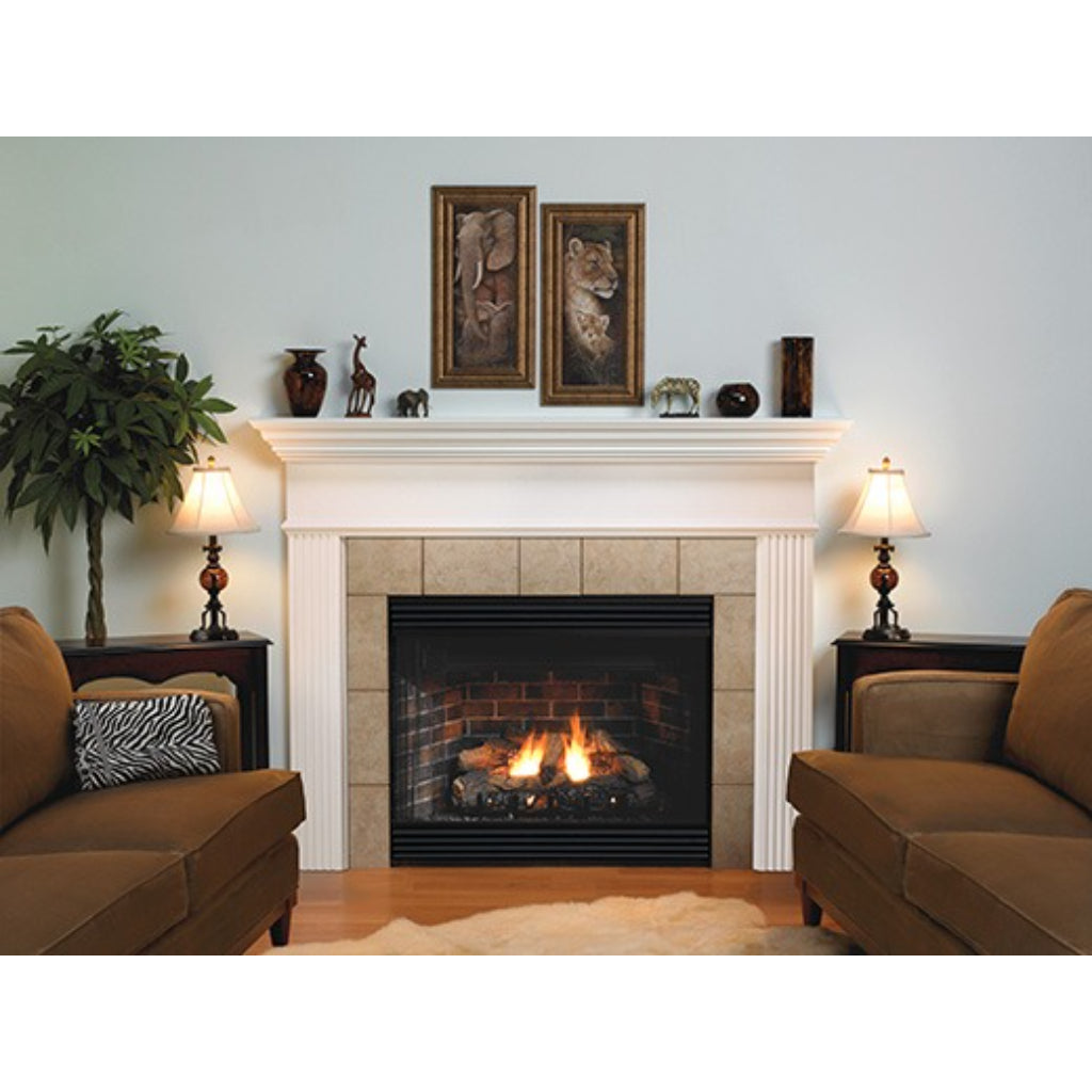 Empire Keystone 43" Premium B-Vent Fireplace (Natural Gas) – Front View