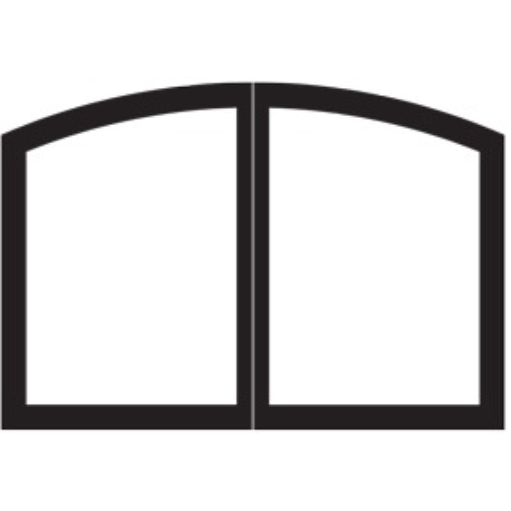 Empire Decorative Door Set for Breckenridge Select 32"/36"/42" Fireboxes – Front View