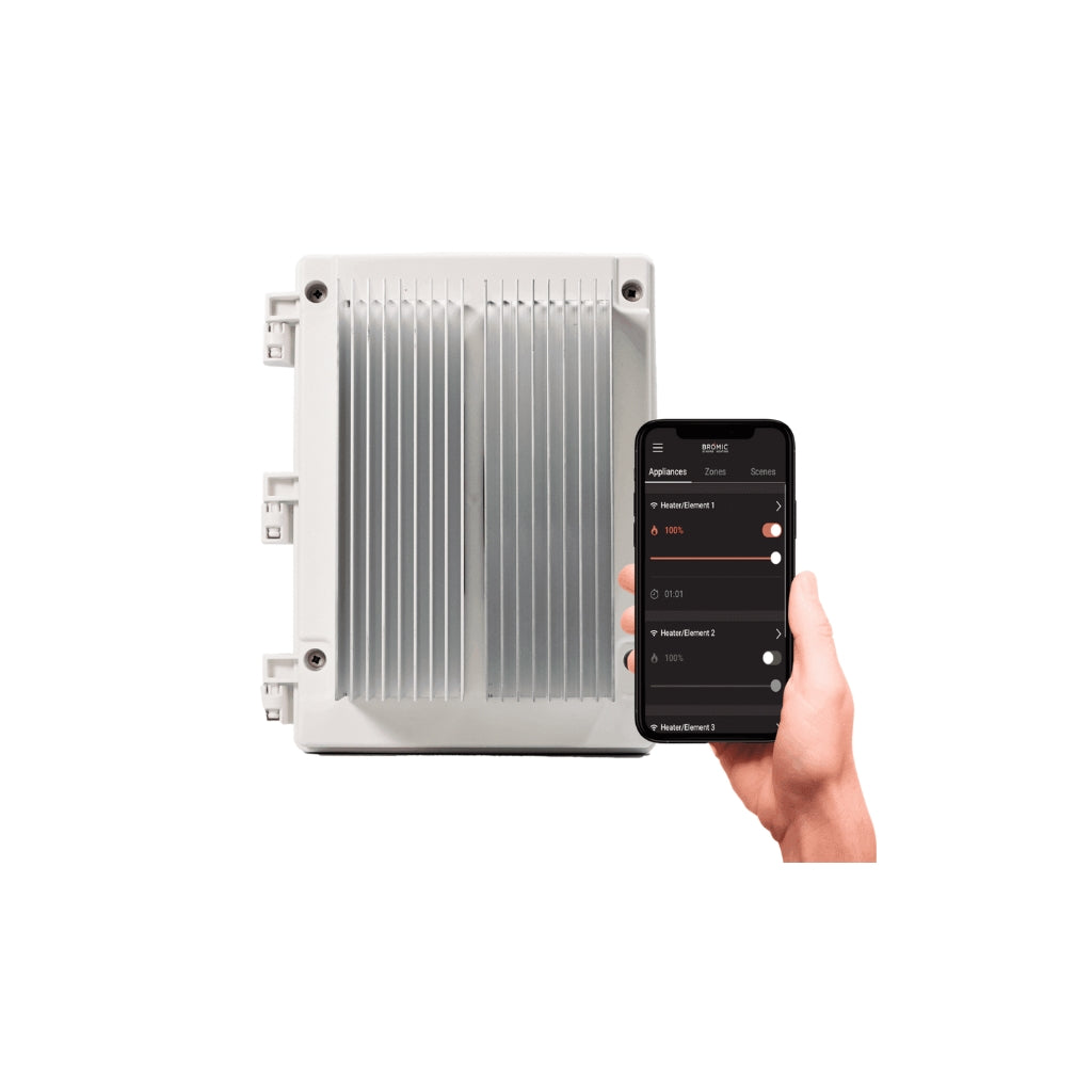 Bromic 6000W Affinity Smart-Heat Dimmer Controllers Platinum and Tungsten Collection