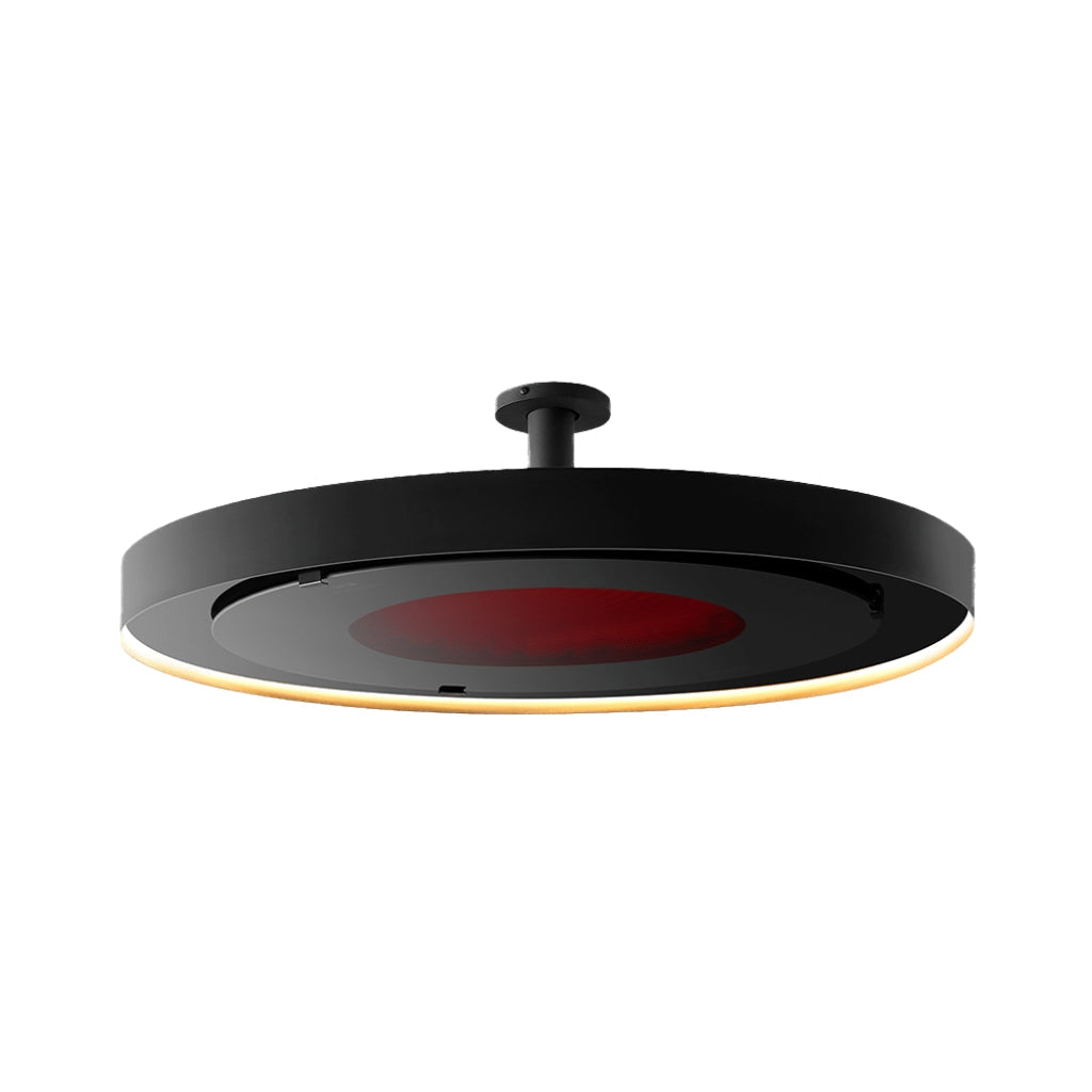 Bromic Heating Straight Ceiling Mount Pole for Eclipse Smart-Heat Electric Pendant Heater