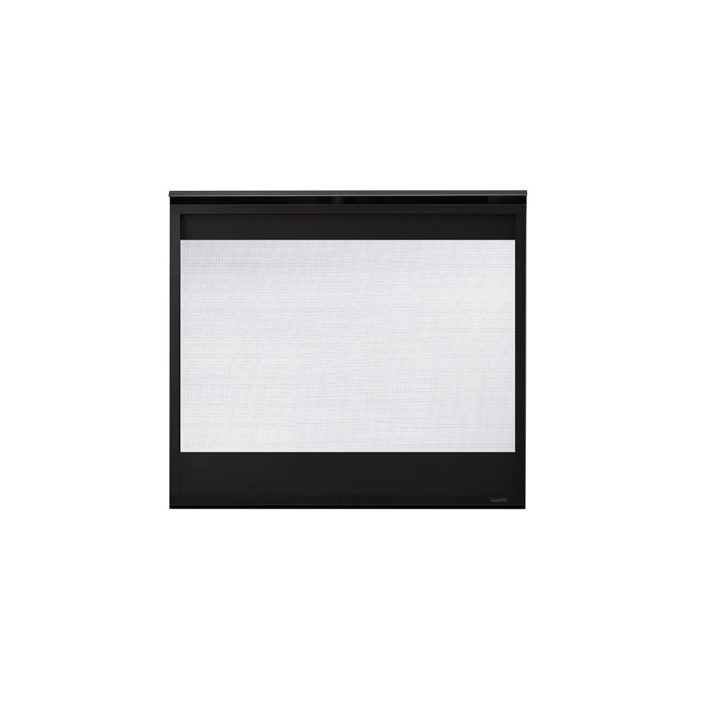 Majestic Decorative Black Mesh Inside Fit Front for 36" Quartz Platinum Fireplace (DBM36BK)