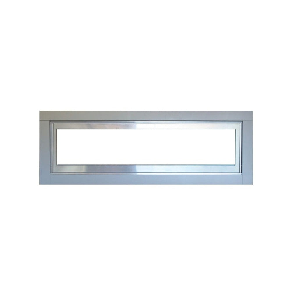 Empire SS Fireplace Exterior Wall Frame with Glass Window for 60" VF Boulevard – Front View