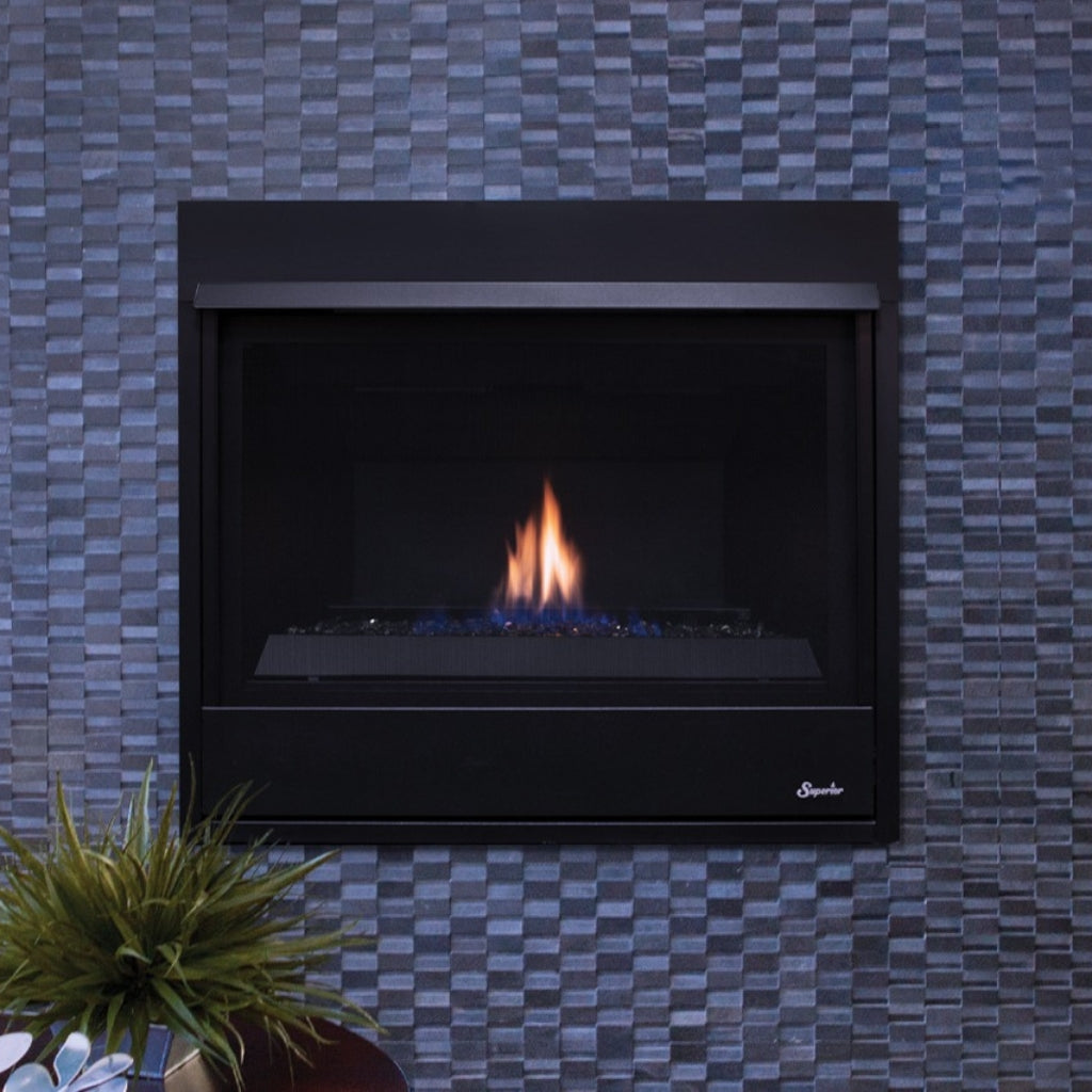 Superior DRC2033 33" Contemporary Direct Vent Gas Fireplace — Lifestyle