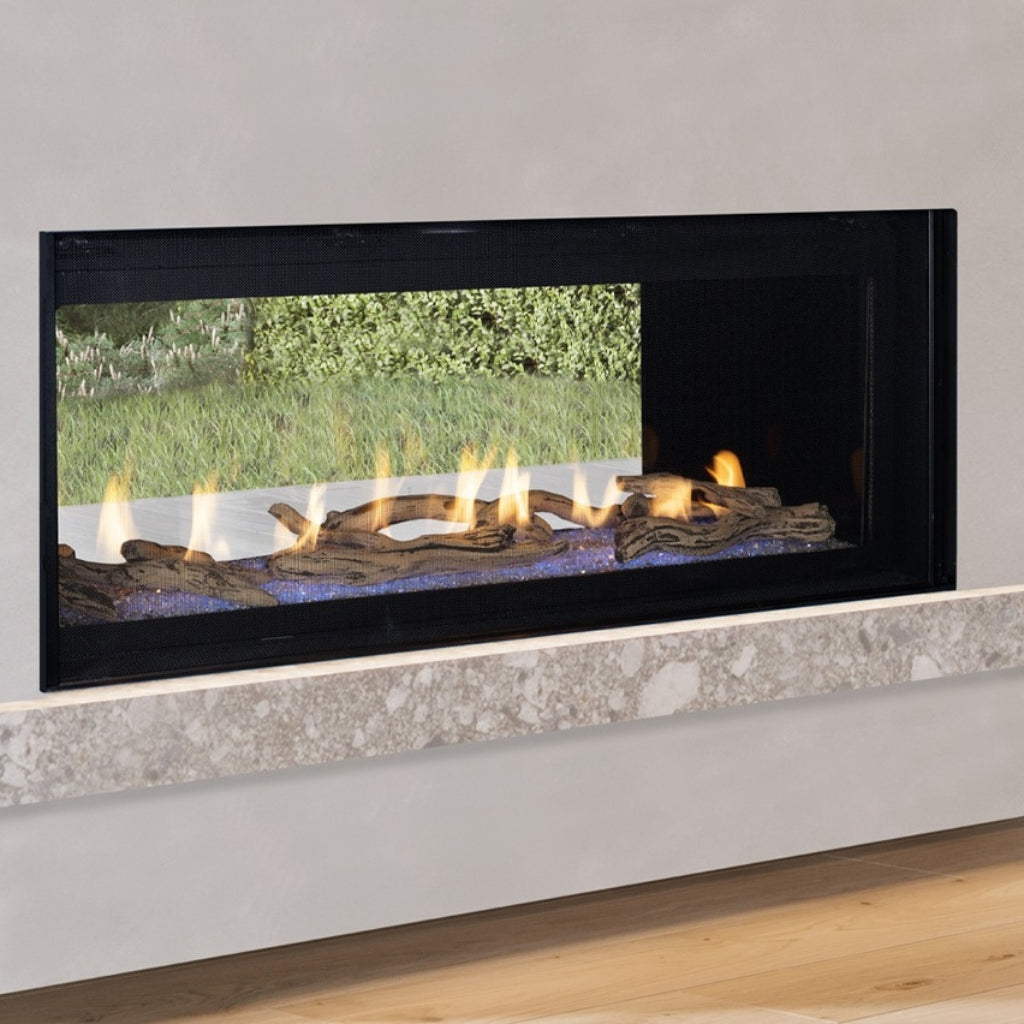 Superior DRL6060 60" Linear Direct Vent Gas Fireplace — Dimensional Drawing