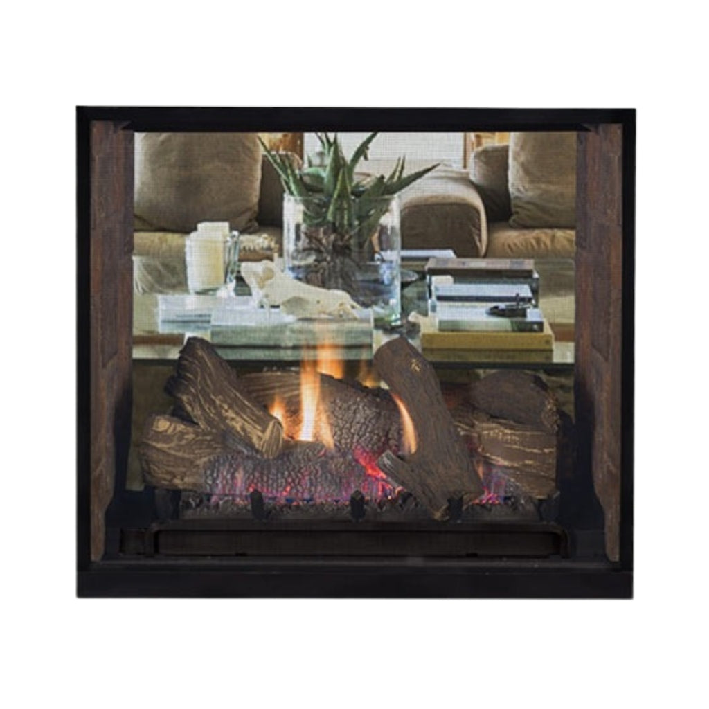 Superior DRT63ST 40" See-Through Direct Vent Gas Fireplace — Hero