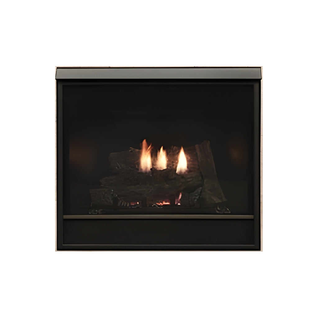 Empire Tahoe 36" Clean Face Direct Vent Deluxe Fireplace - Millivolt Control Series – Front View