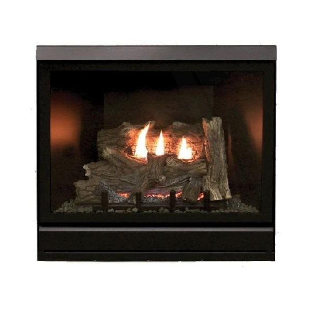 Empire Tahoe 42" Clean-Face Direct-Vent Deluxe Fireplace - IP Control with On/Off Switch – Front View