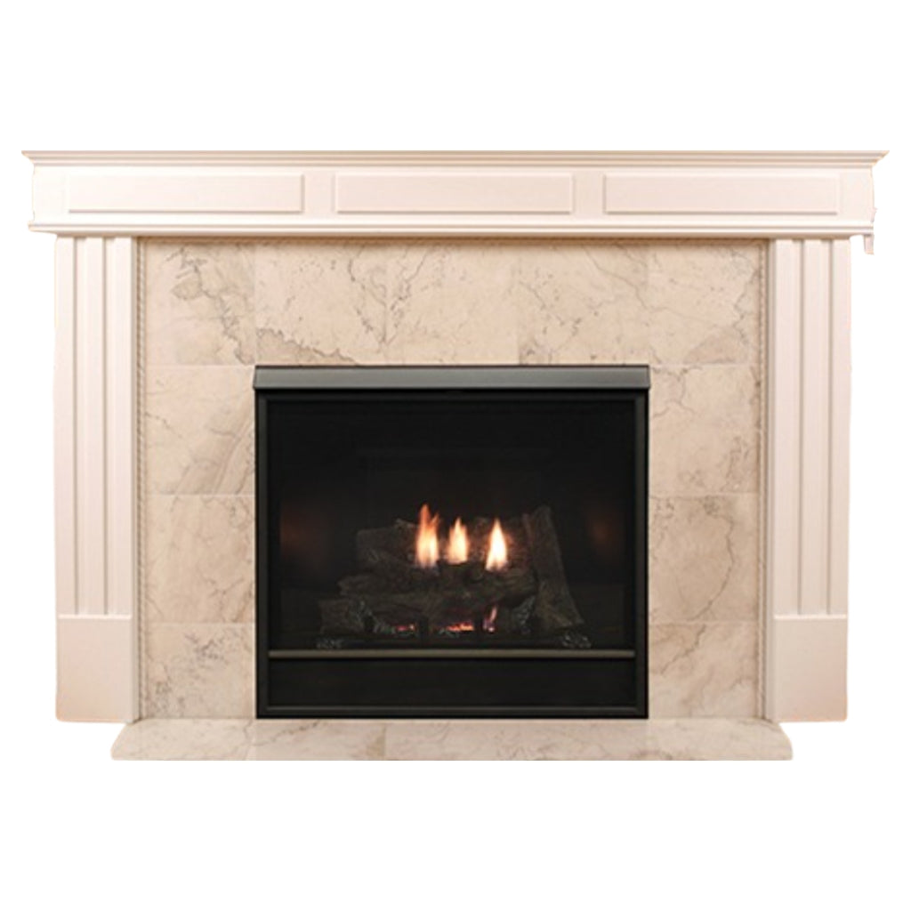 Empire Tahoe 42" Clean Face Direct Vent Deluxe Fireplace - Millivolt Control Series – Front View