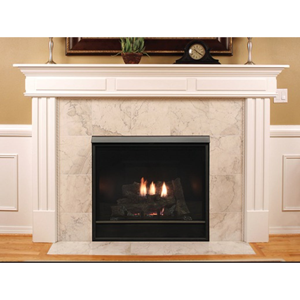 Empire Tahoe 42" Clean Face Direct Vent Deluxe Fireplace - Millivolt Control Series – Front View