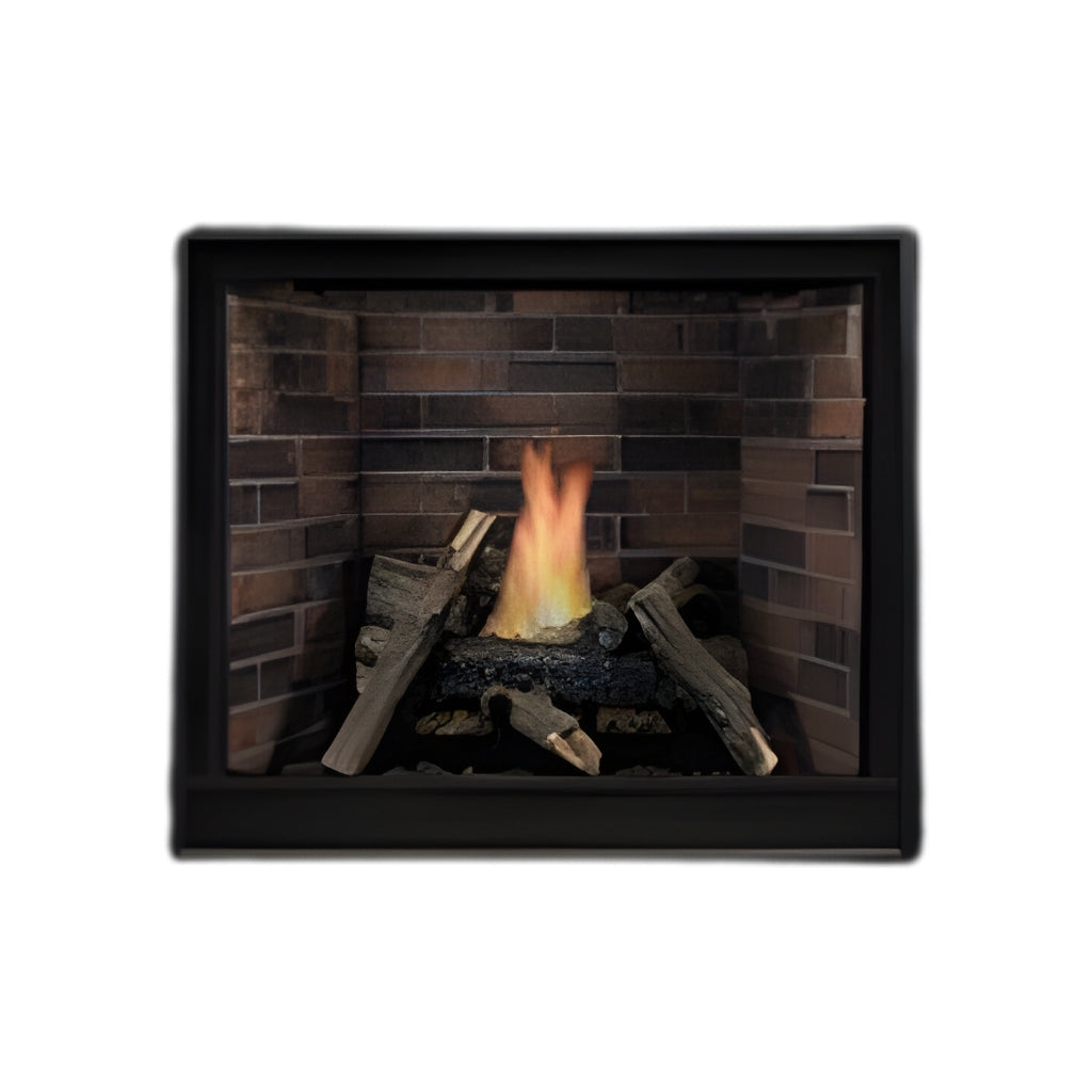 Empire Tahoe 32" Clean-Face Direct-Vent Traditional Fireplace Premium - IP Control with On/Off Switch – Front View