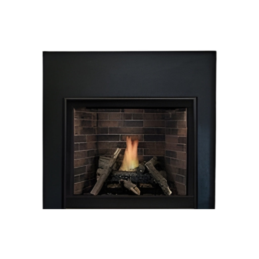 Empire Tahoe 42" Clean Face Direct Vent Premium Traditional Fireplace - Millivolt Control Series – Front View