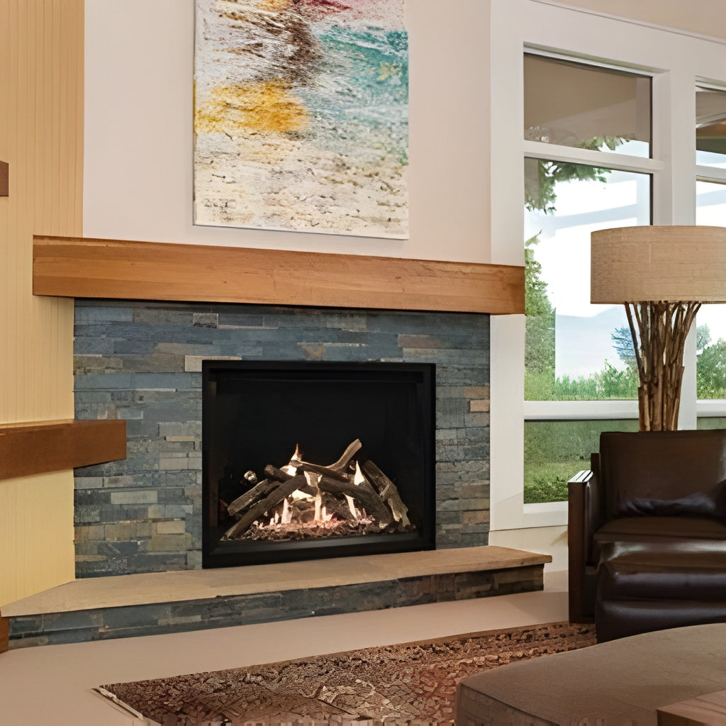 Empire Rushmore 40" Clean Face Direct Vent Fireplace – Front View
