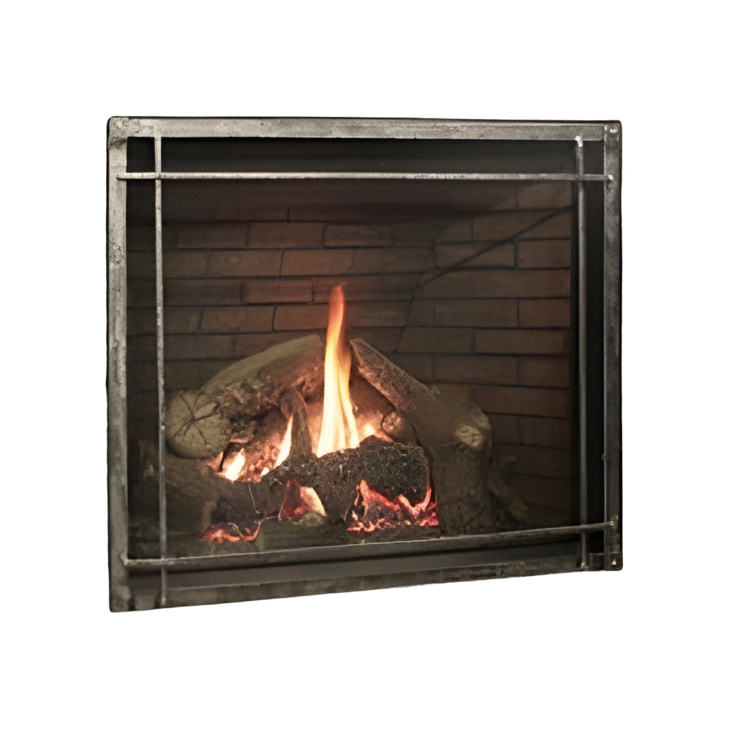 Empire Rushmore 50" Clean Face Direct Vent Gas Fireplace – Front View