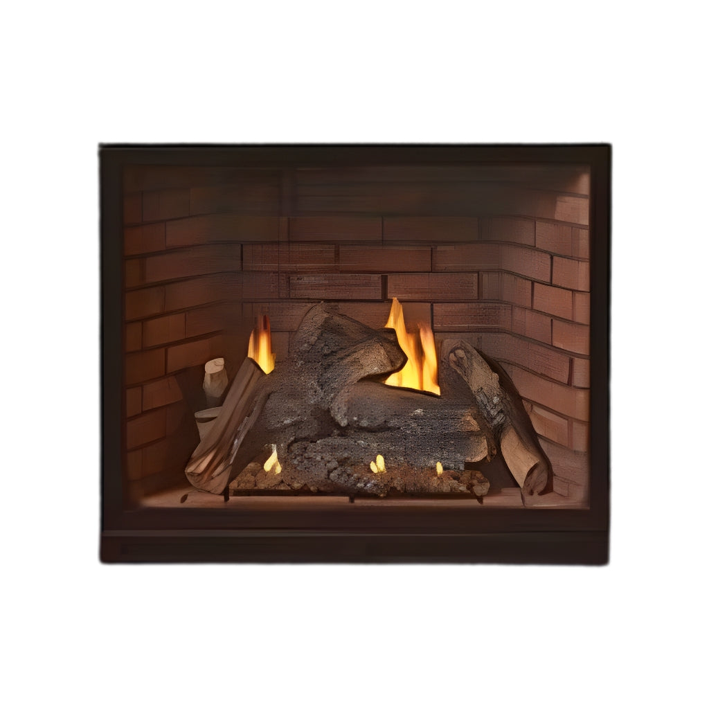 Empire Tahoe 36" Clean Face Direct Vent Luxury Fireplace - Millivolt Control Series – Front View