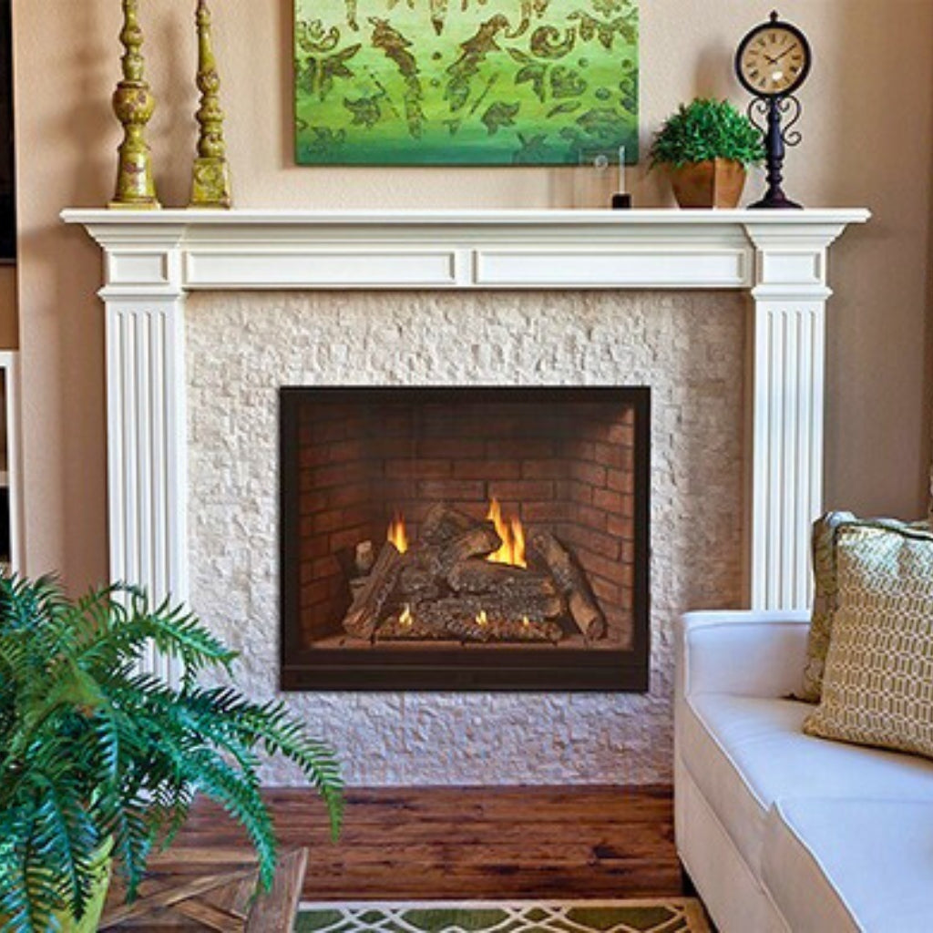 Empire Tahoe 36" Clean Face Direct Vent Luxury Fireplace - Millivolt Control Series – Front View