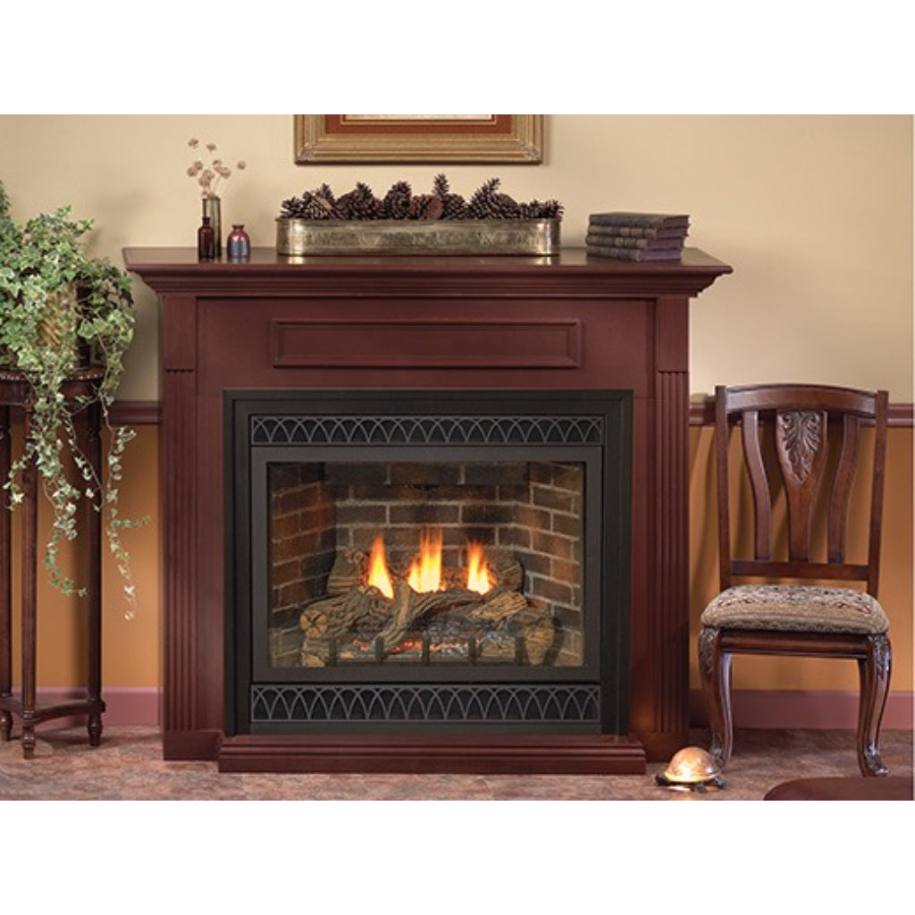 Empire Tahoe 48" Deluxe Direct Vent Gas Fireplace – Front View