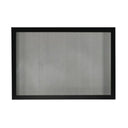 Empire 22"/36" Black Barrier for Tahoe Peninsula and See-Through Fireplaces – Front View