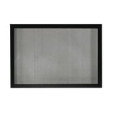 Empire 22"/36" Black Barrier for Tahoe Peninsula and See-Through Fireplaces – Front View