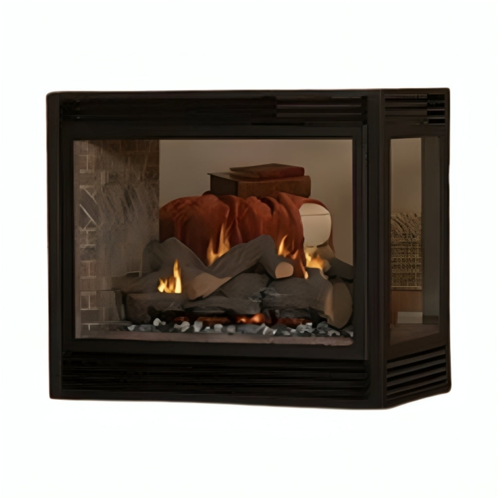 Empire Tahoe 36" Peninsula Direct Vent Gas Fireplace – Front View