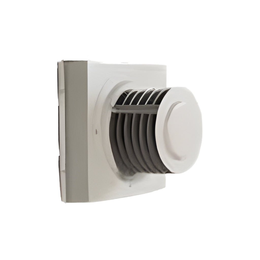 Empire Horizontal Vent Kit with Termination Cap (DVVK4RE) – Front View
