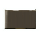 Empire Black Single Glass Door Panel for Nexfire Electric Fireplace – Front View