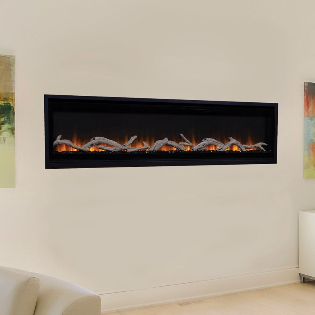 Superior MPE-84D 84" Linear Electric Fireplace — Detail