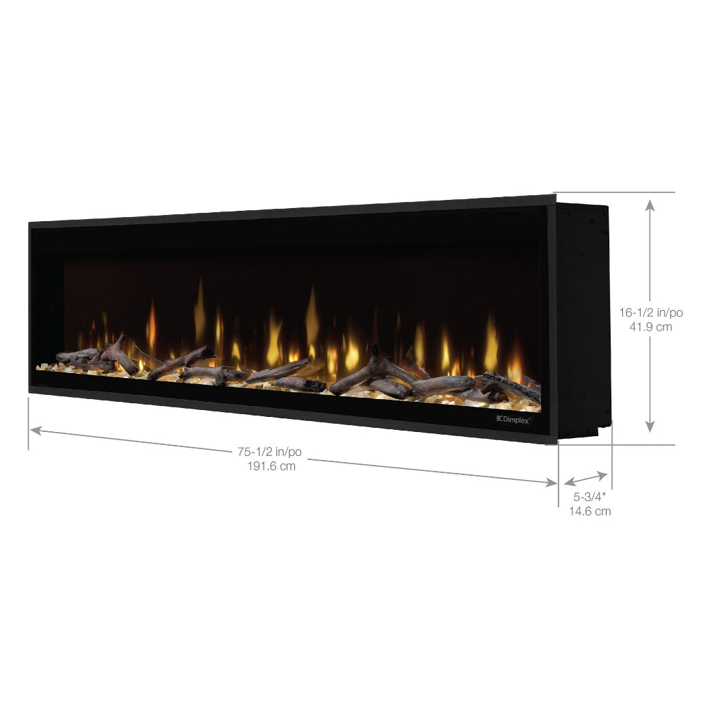 Dimplex Ignite Evolve 74" Linear Electric Fireplace (EVO74)