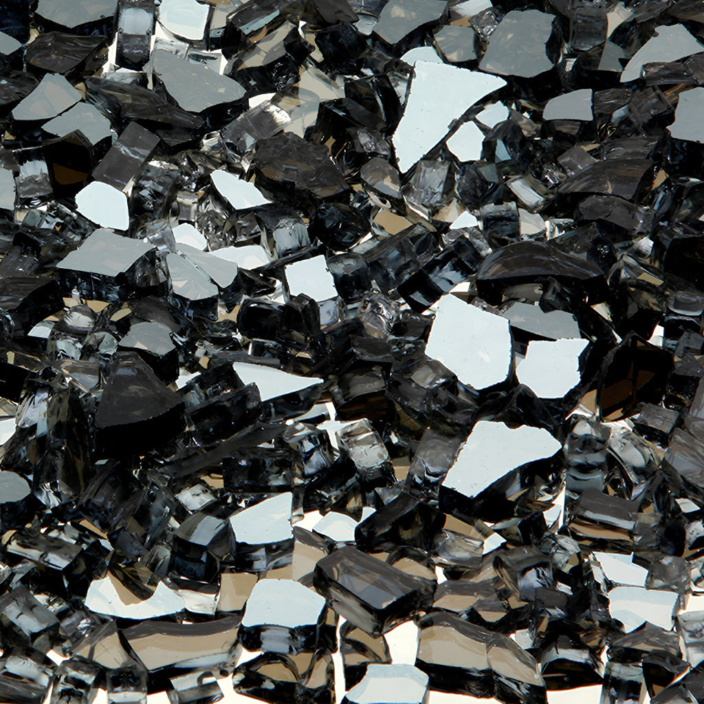 Empire 10 sq. ft. Decorative Crushed Glass Media Accessory – Front View
